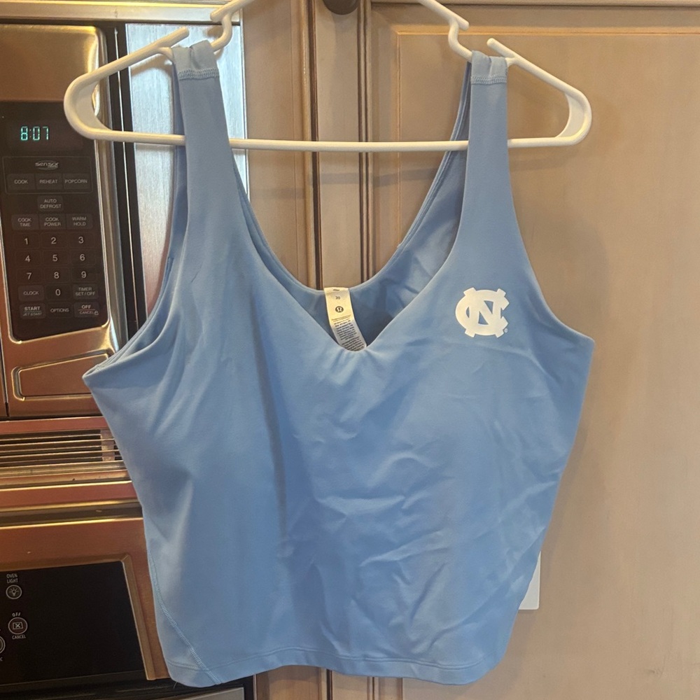 lululemon athletica Carolina blue V-neck athletic tank
